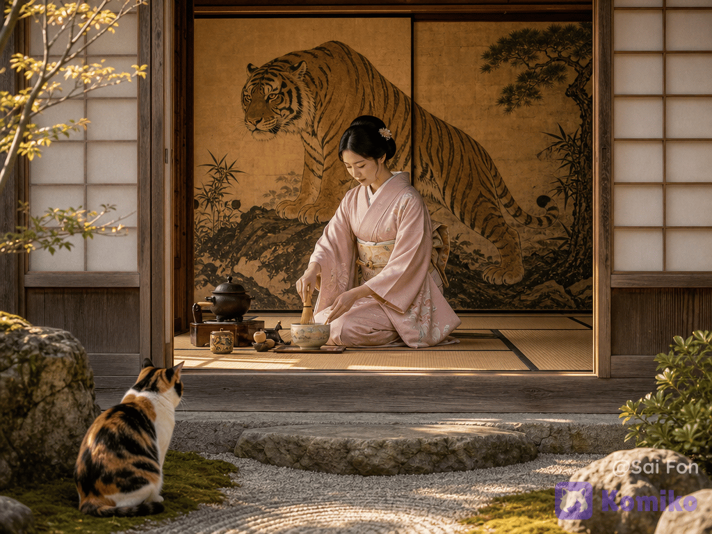 Chashitsu, Japanese tea ceremony.