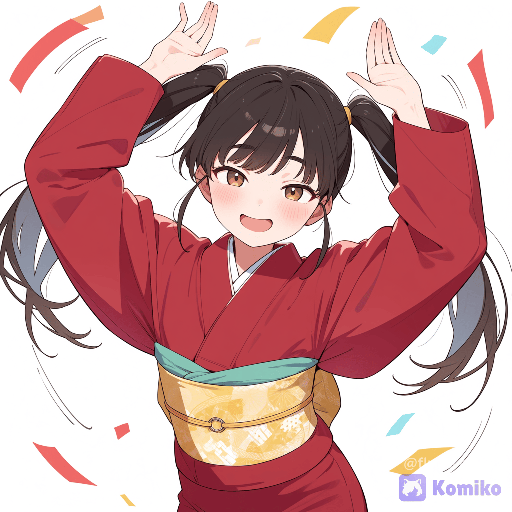在跳舞的可愛女孩
