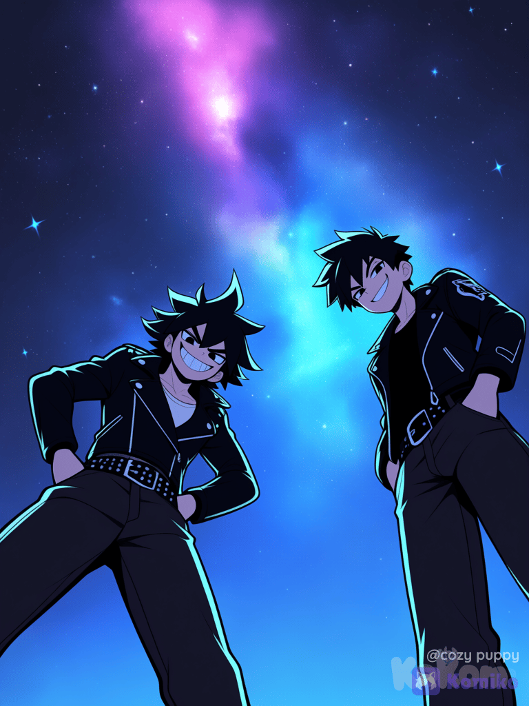 Two smug punks