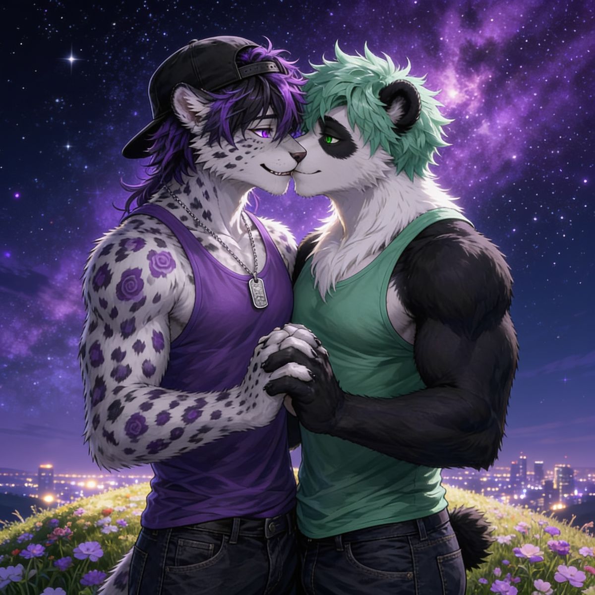 Under a starry sky with you