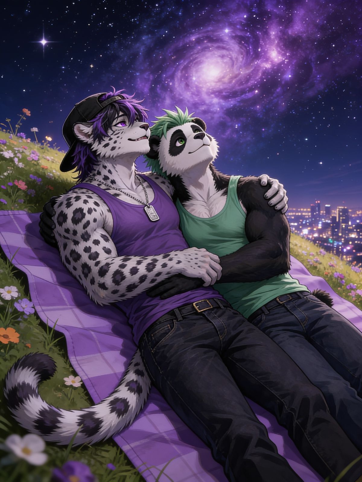 Under a starry sky with you