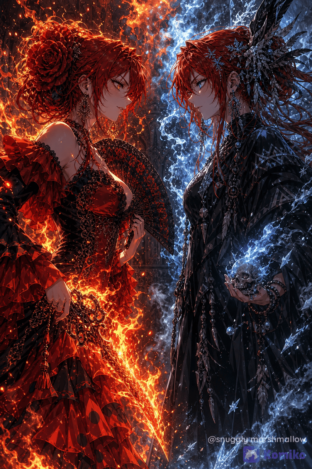 ESPADA HELADA VS ESPADA DE FUEGO