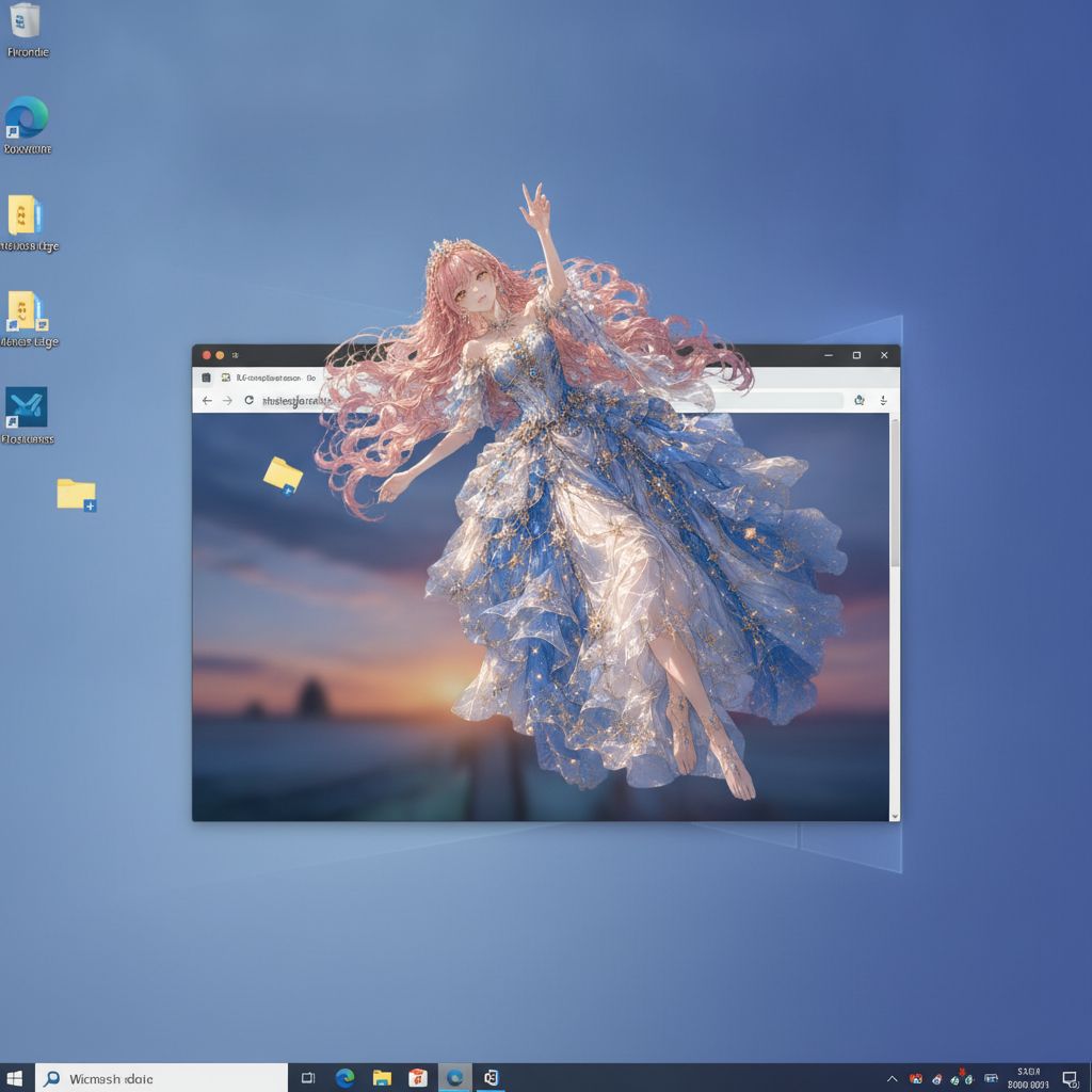 Bianca laying on your desktop is another lever of not caring