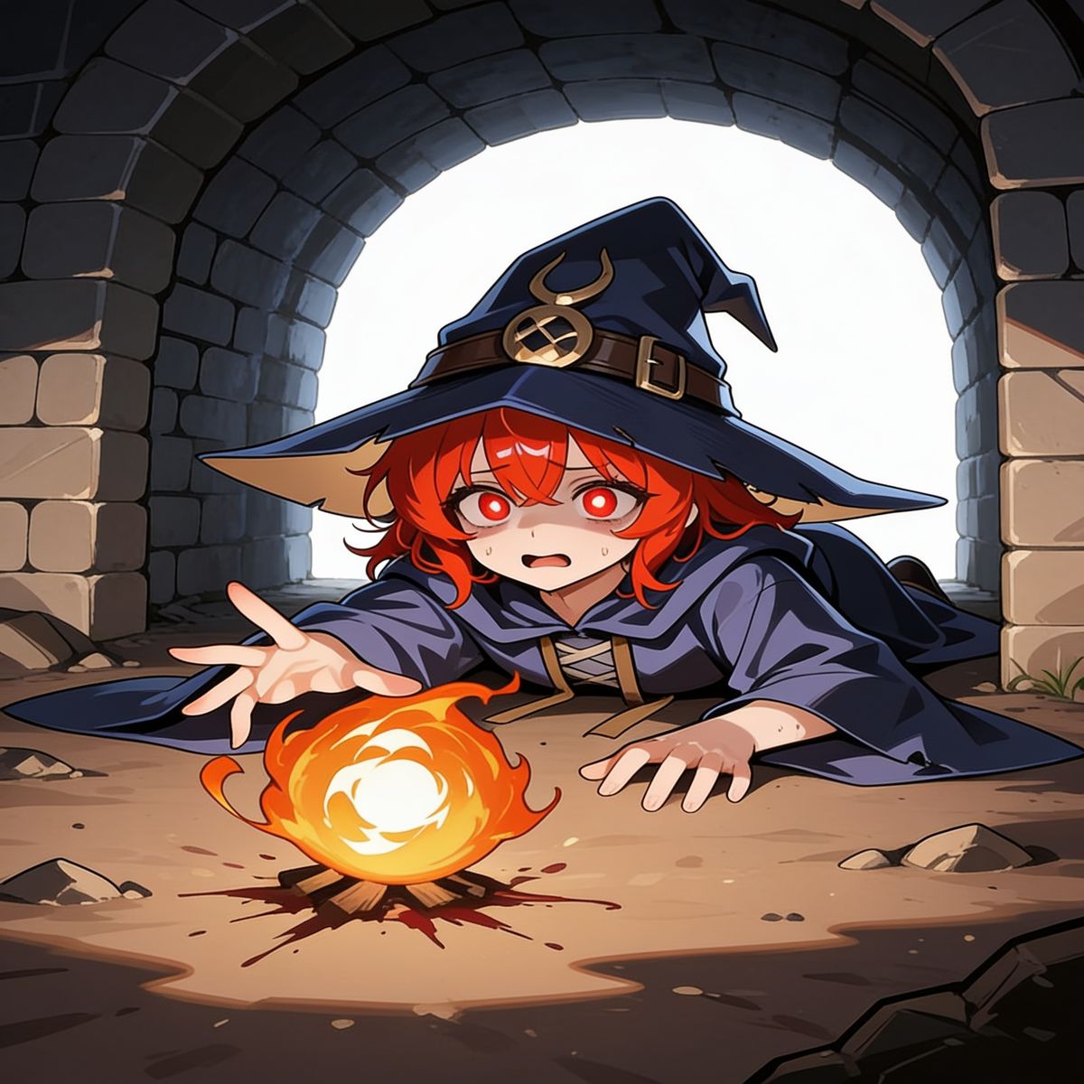 Carmen reaches for her most valued tool, fire.