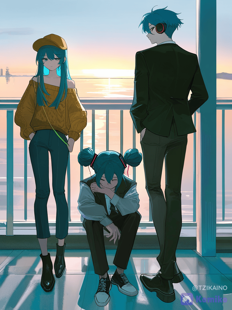 Silence,the trio had arrived..