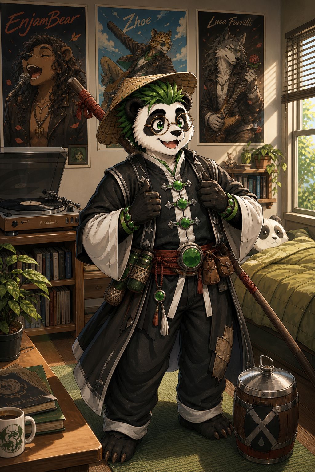 DRESSED AS MY HERO