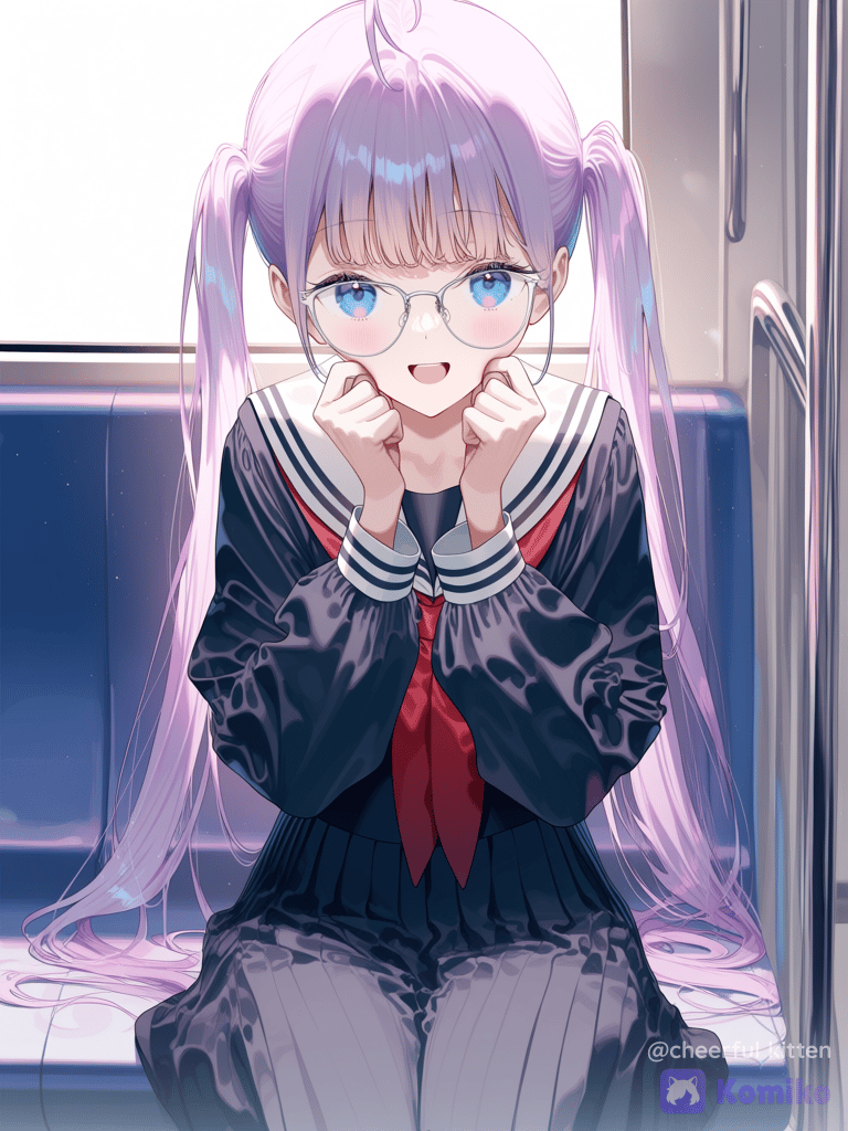 Hiyoko-chan tão modesta com seu olhar