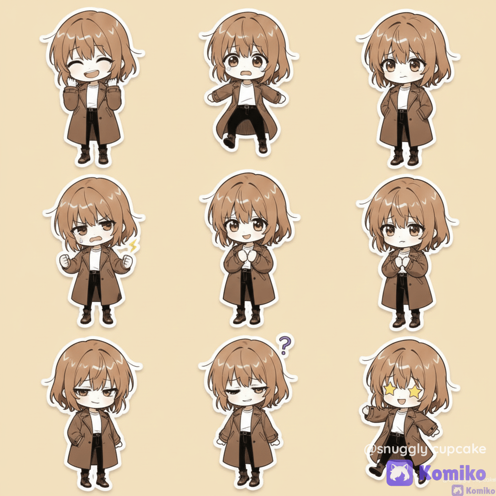 Chibi stickers pack 😍🤩