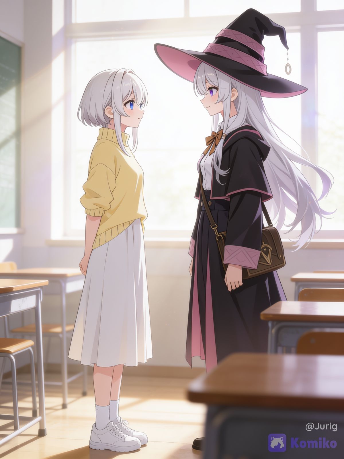 Majo and girl