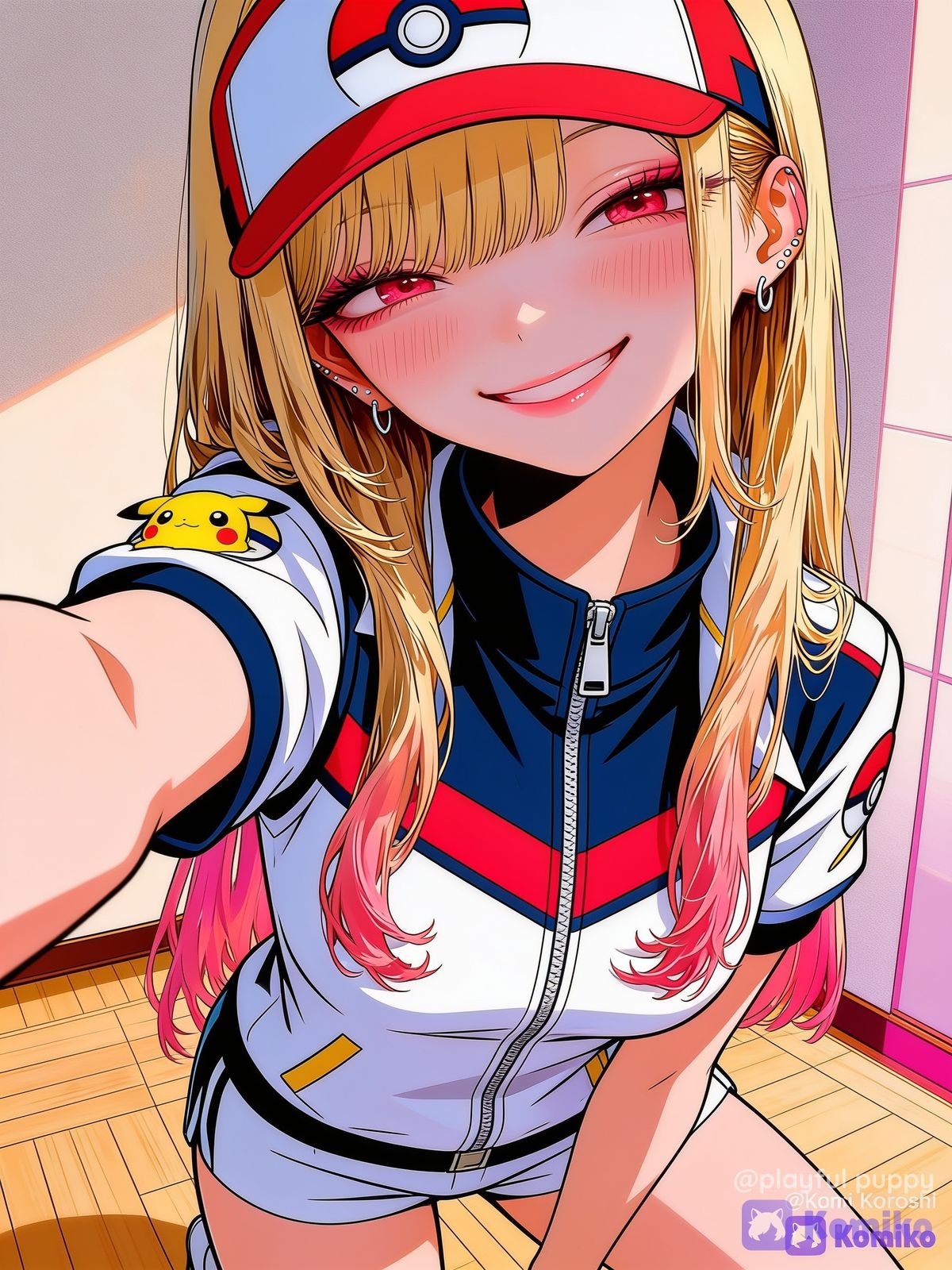 Marin Kitagawa Cosplaying Pokémon Trainer