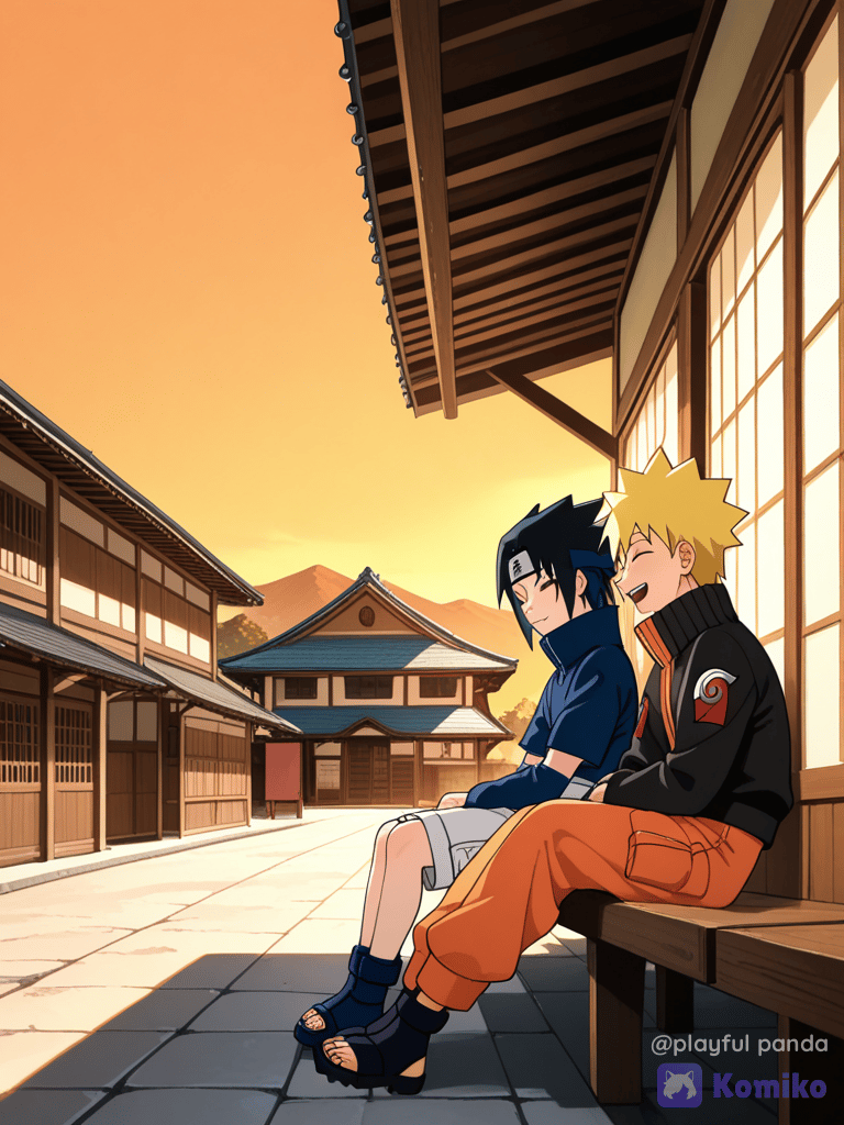 Naruto and Sasuke
