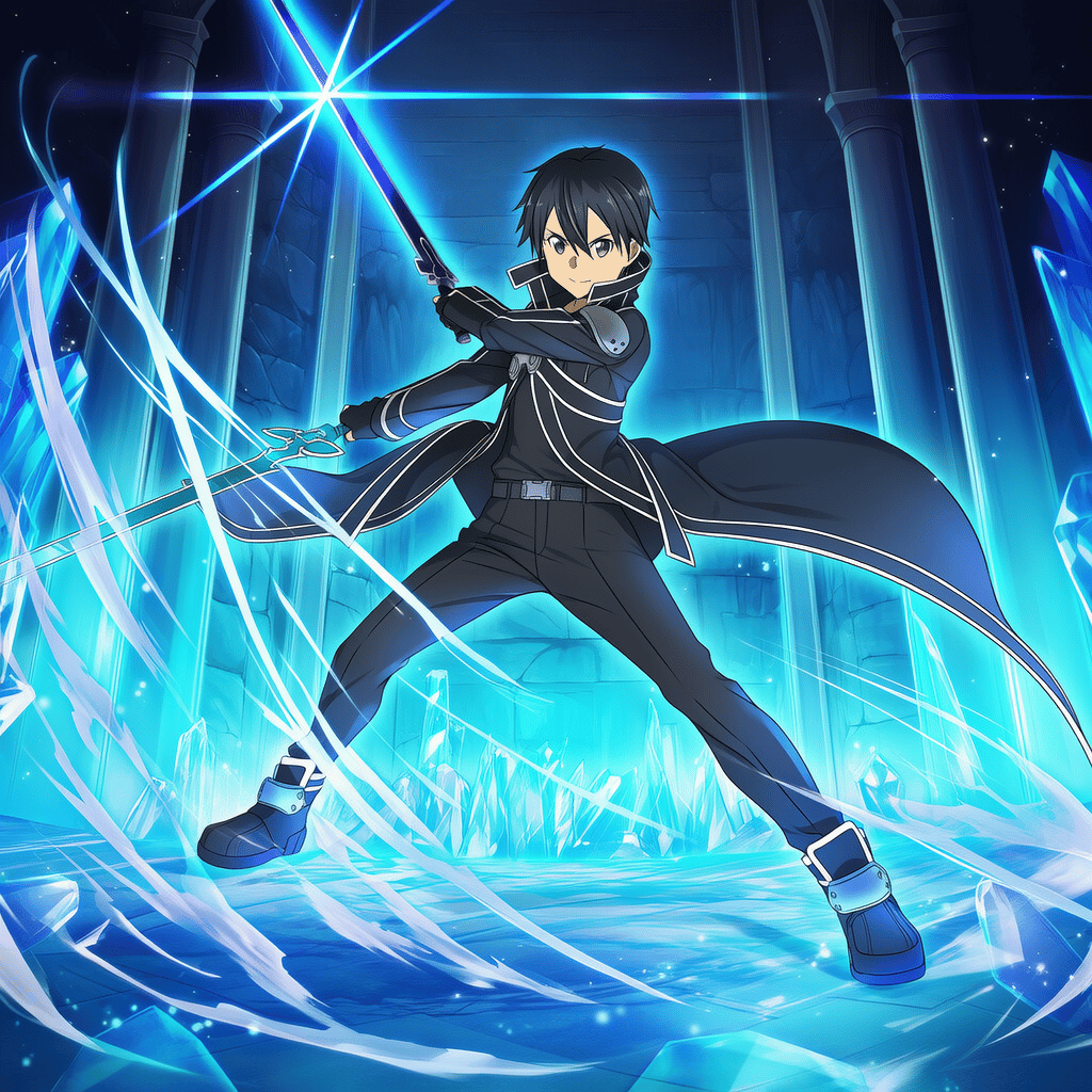 Today we have Kirito from Sword Art Online