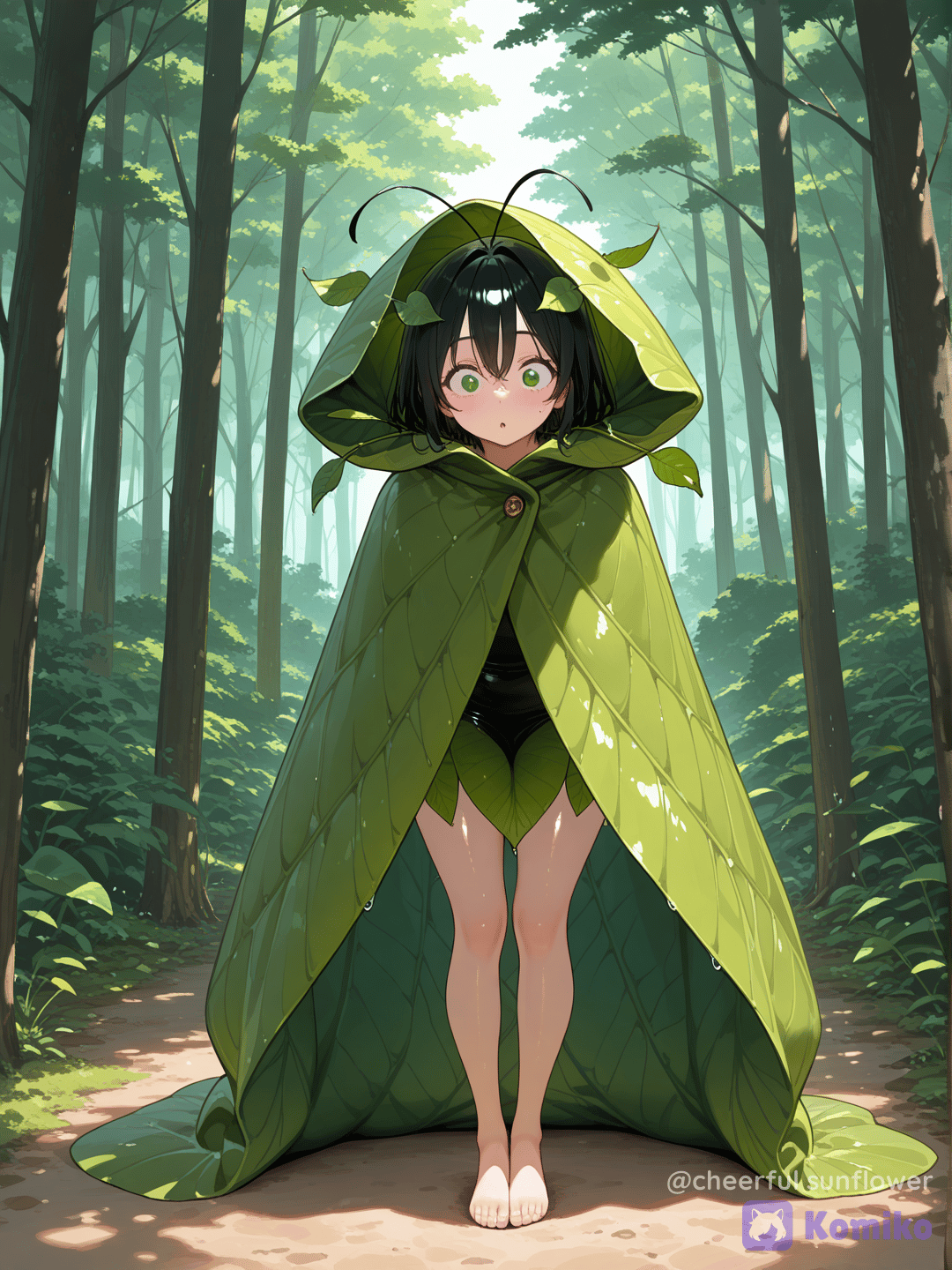Бурми и Вормадам в плащах 🌿💚