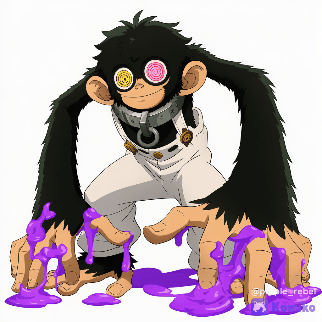 Macaco fofo do Vegapunk! 🐒💜