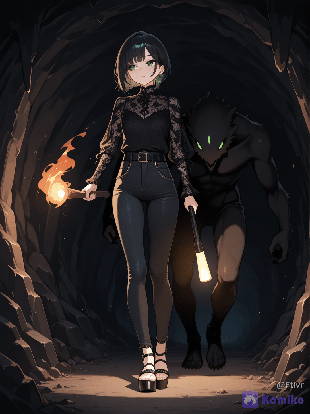 In danger