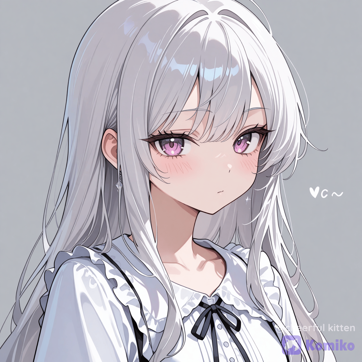 銀髪少女