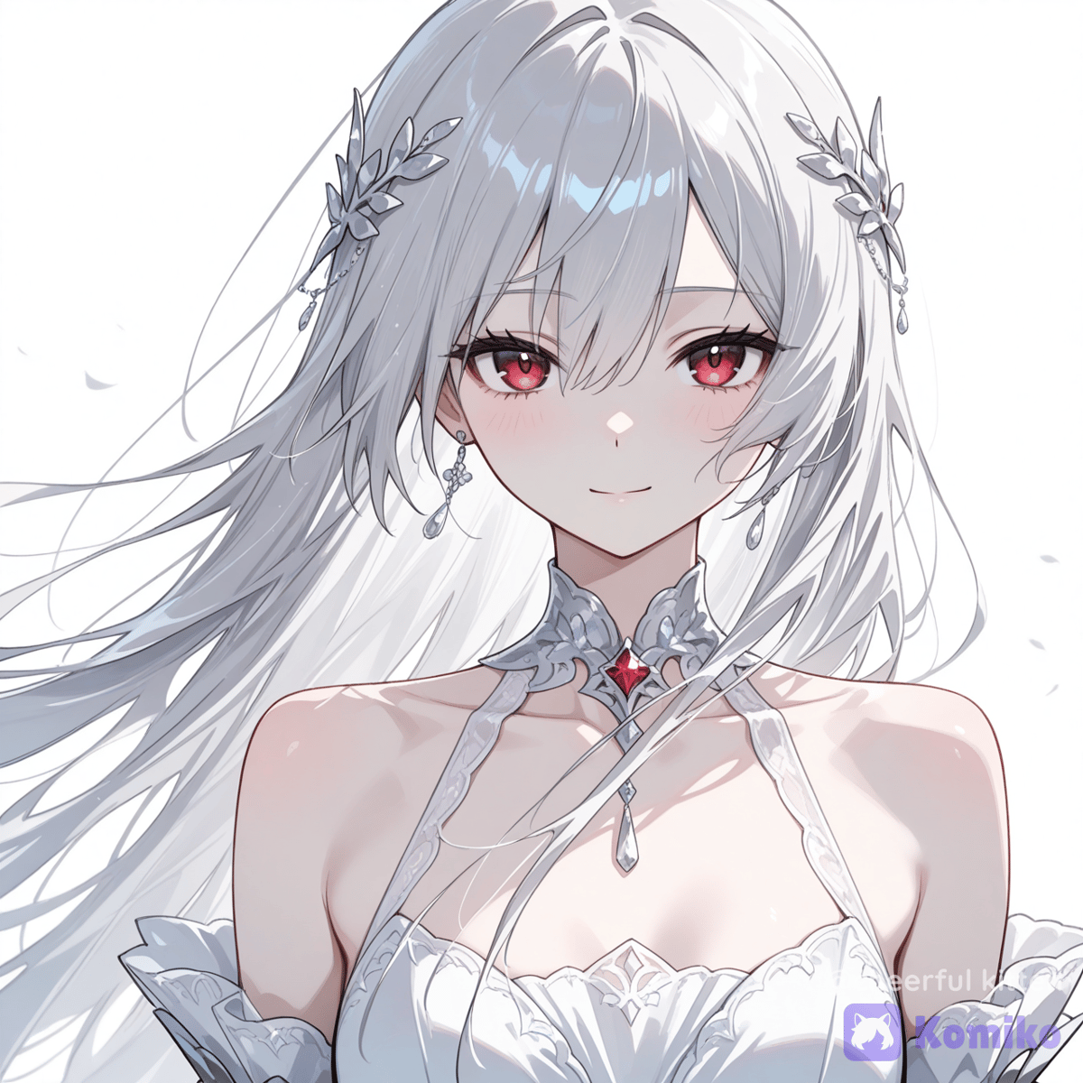 銀髪少女