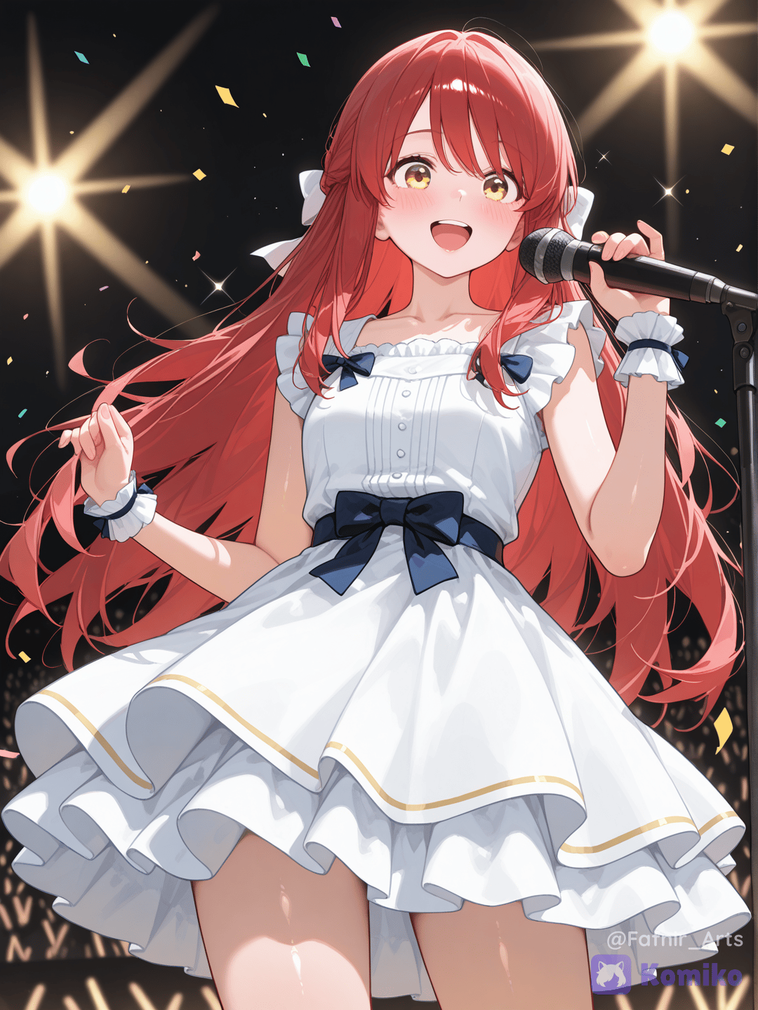 Хонока айдол сияет на сцене ✨