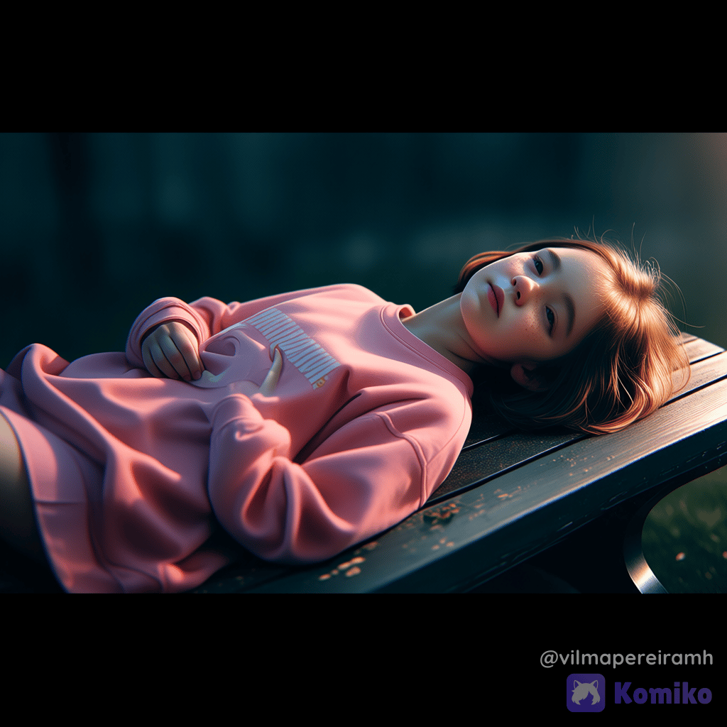 Girl resting