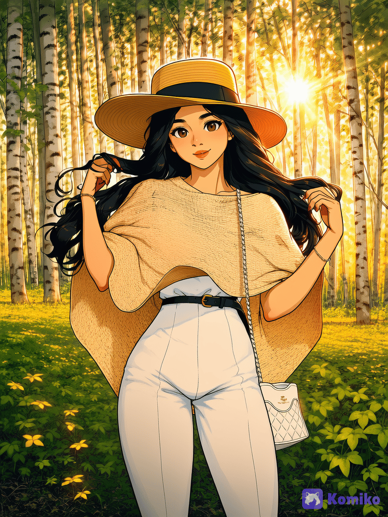 Today's Look - Forest Golden Hour 🌿