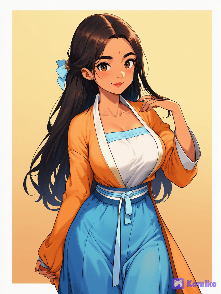 A girl from a new world.