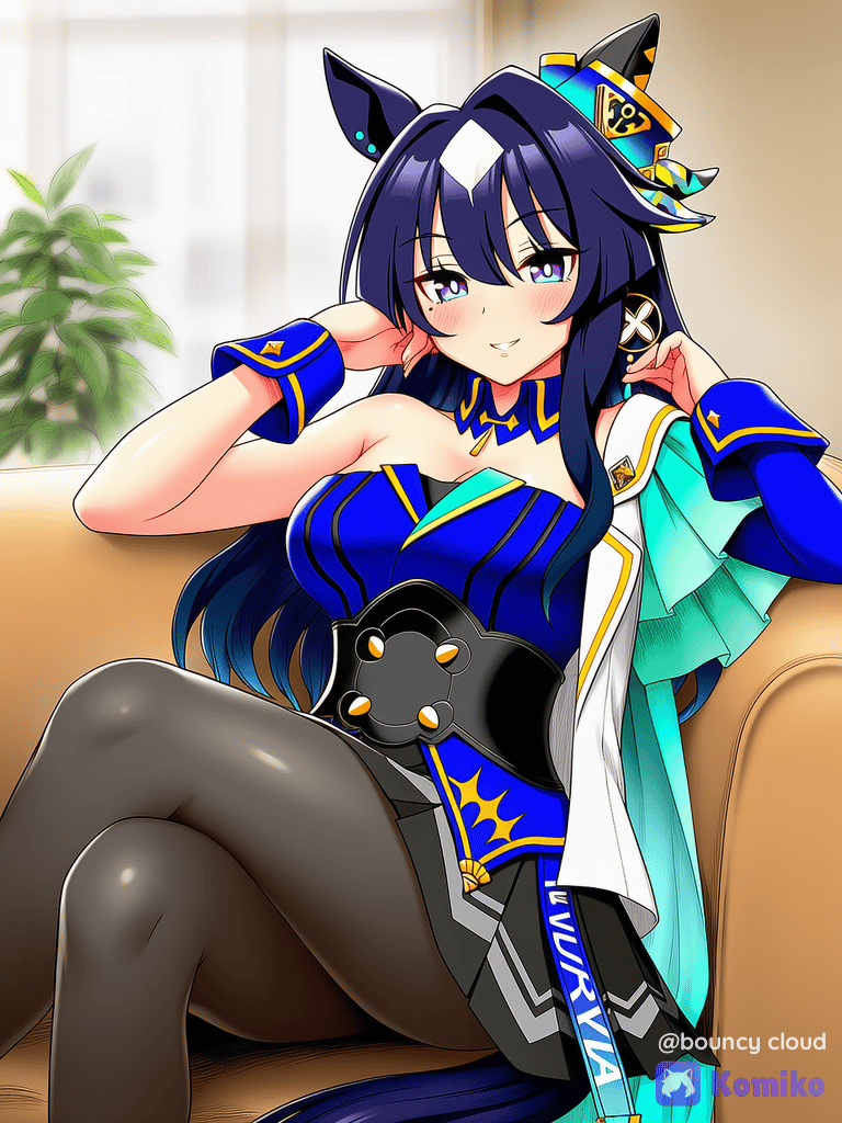 A captivated Uma Musume