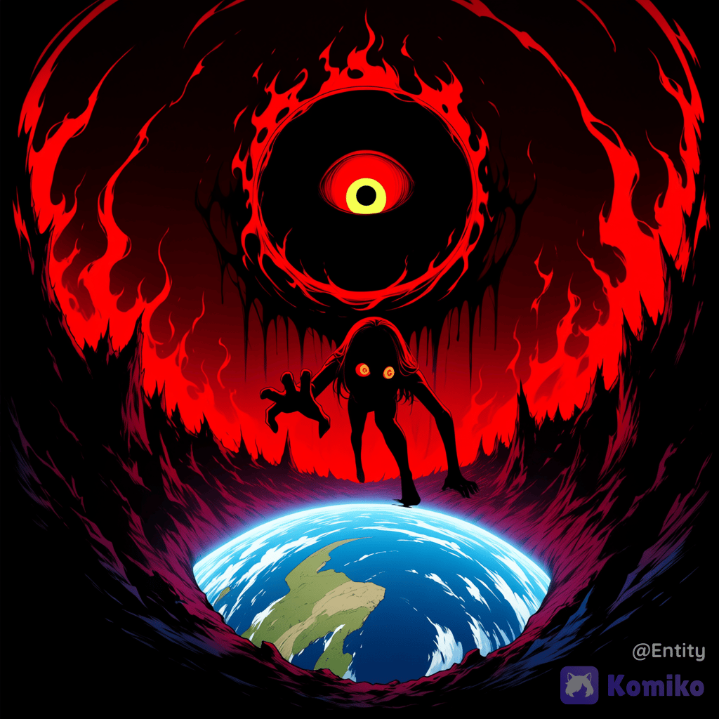 When the simulator starts burning the world