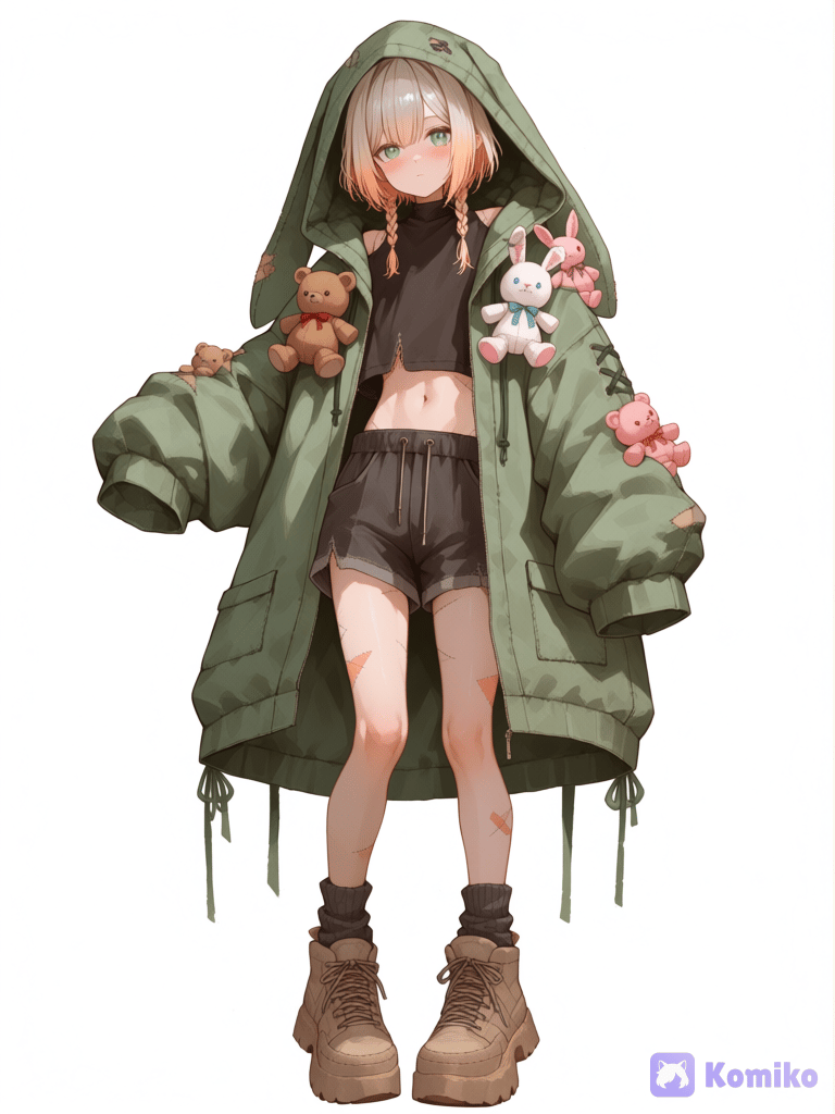 Plush comfort with toys 🧸💚
