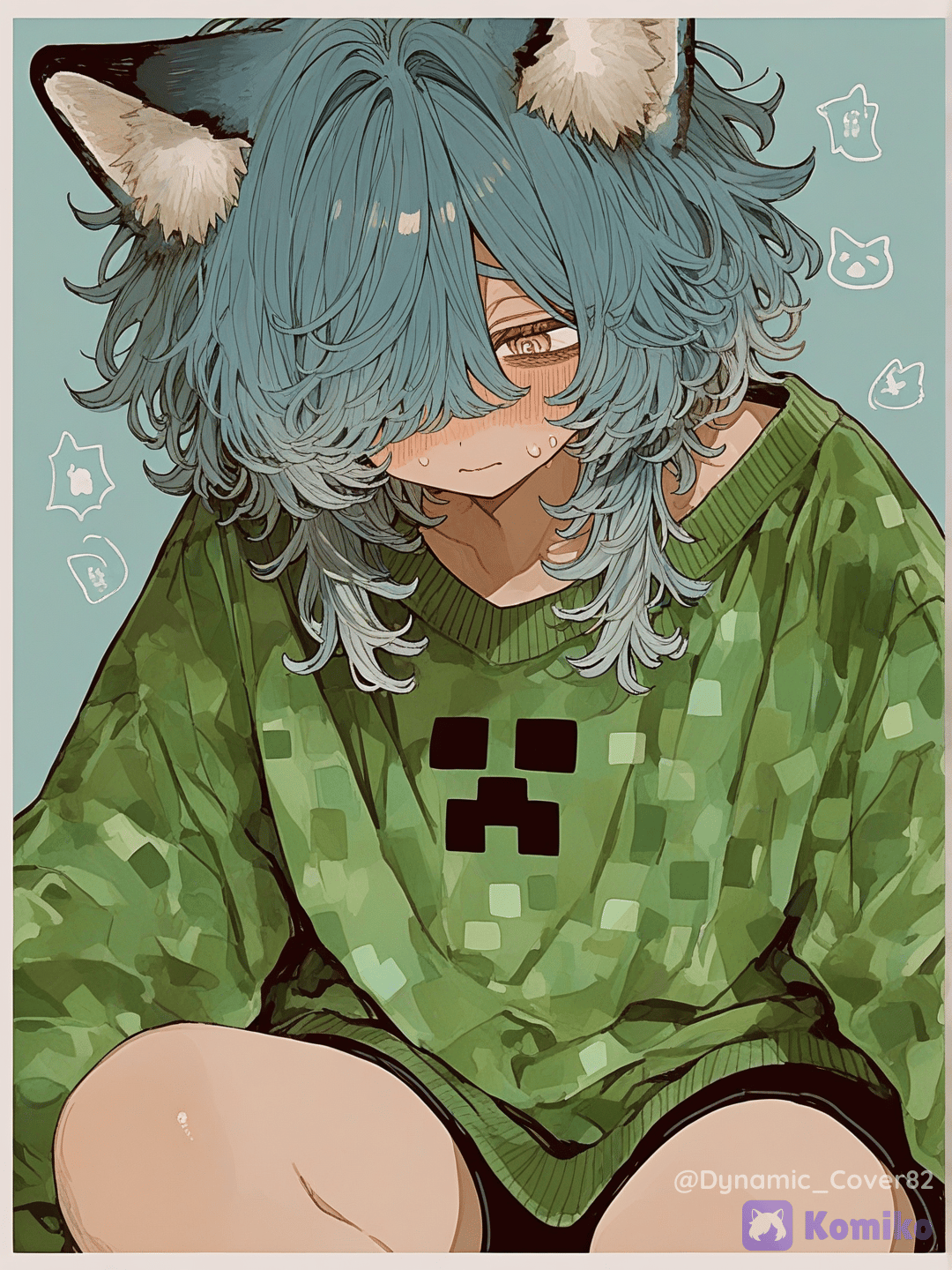 Playing Minecraft