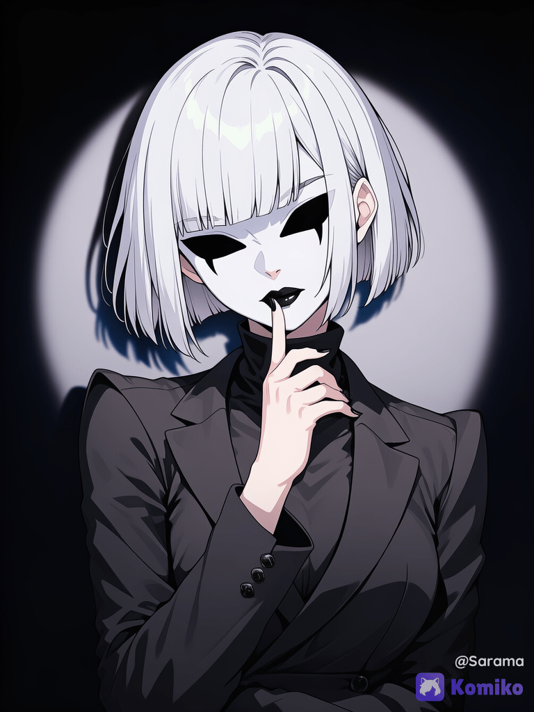 A mysterious girl 😼