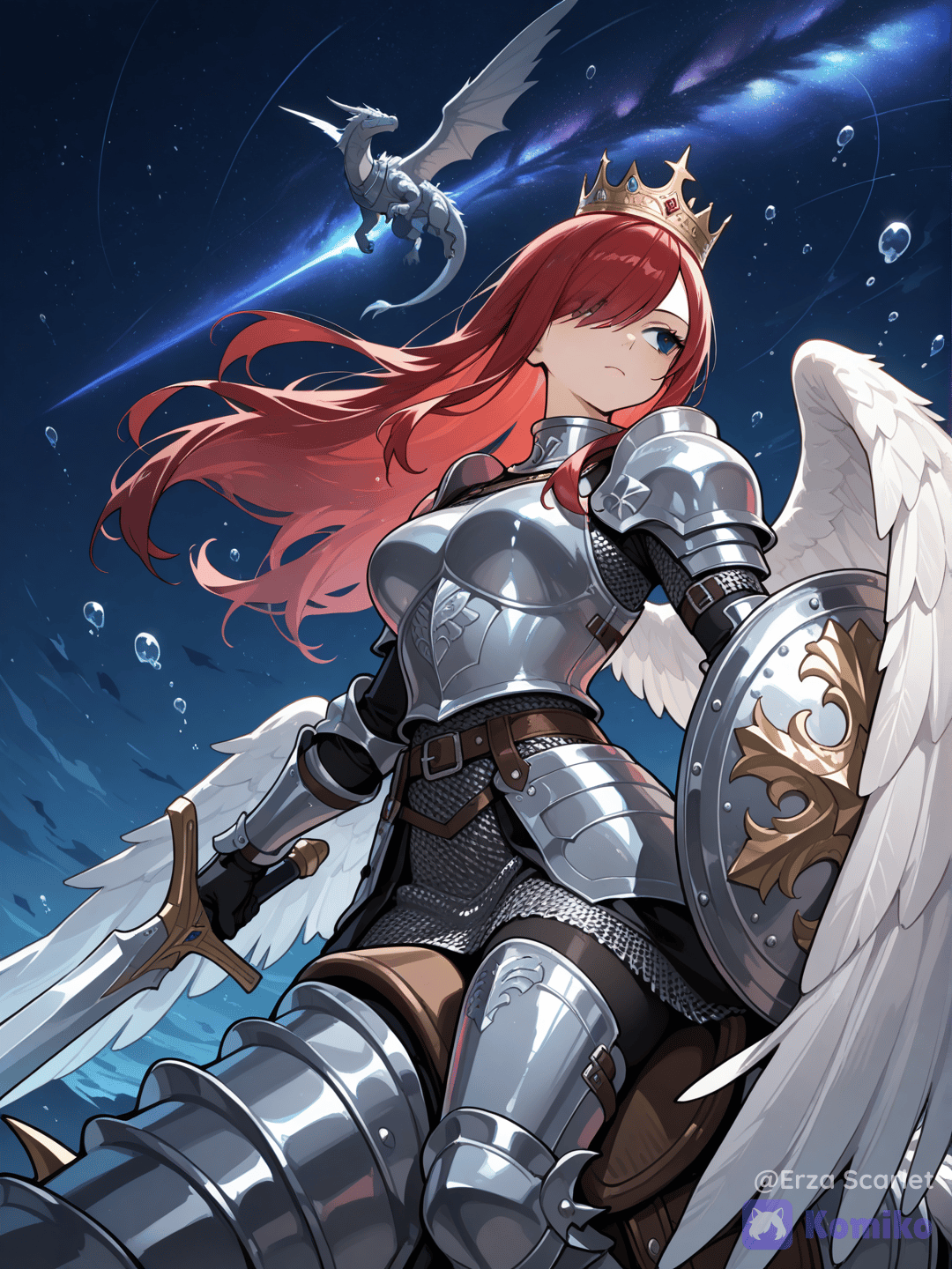 Erza Scarlet Knight Dragon