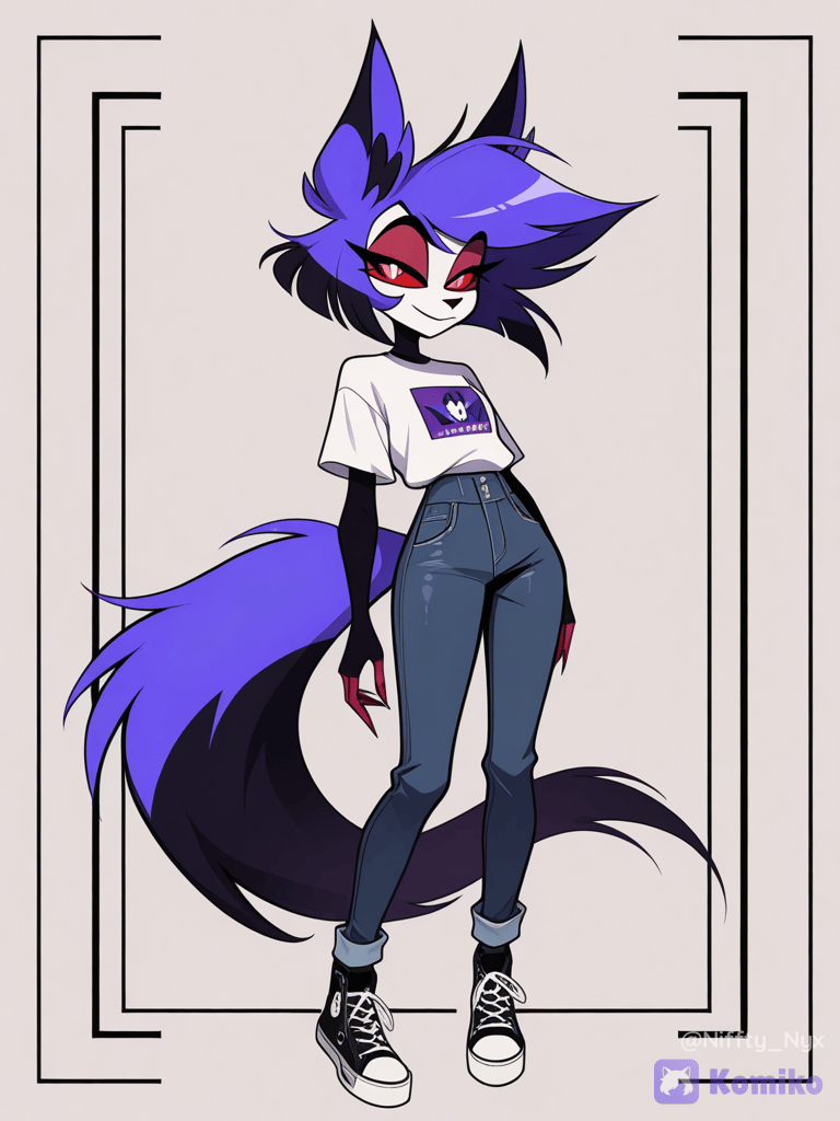 Purple Wolf OC Vibes 🐺💜