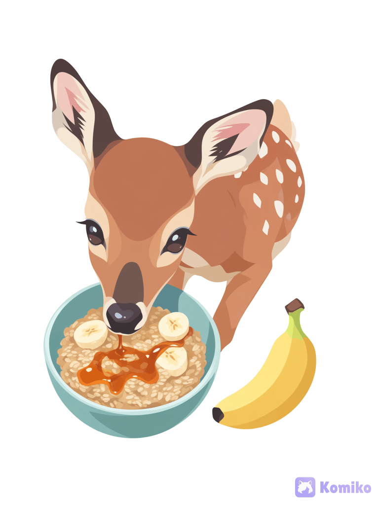 Avena con plátano