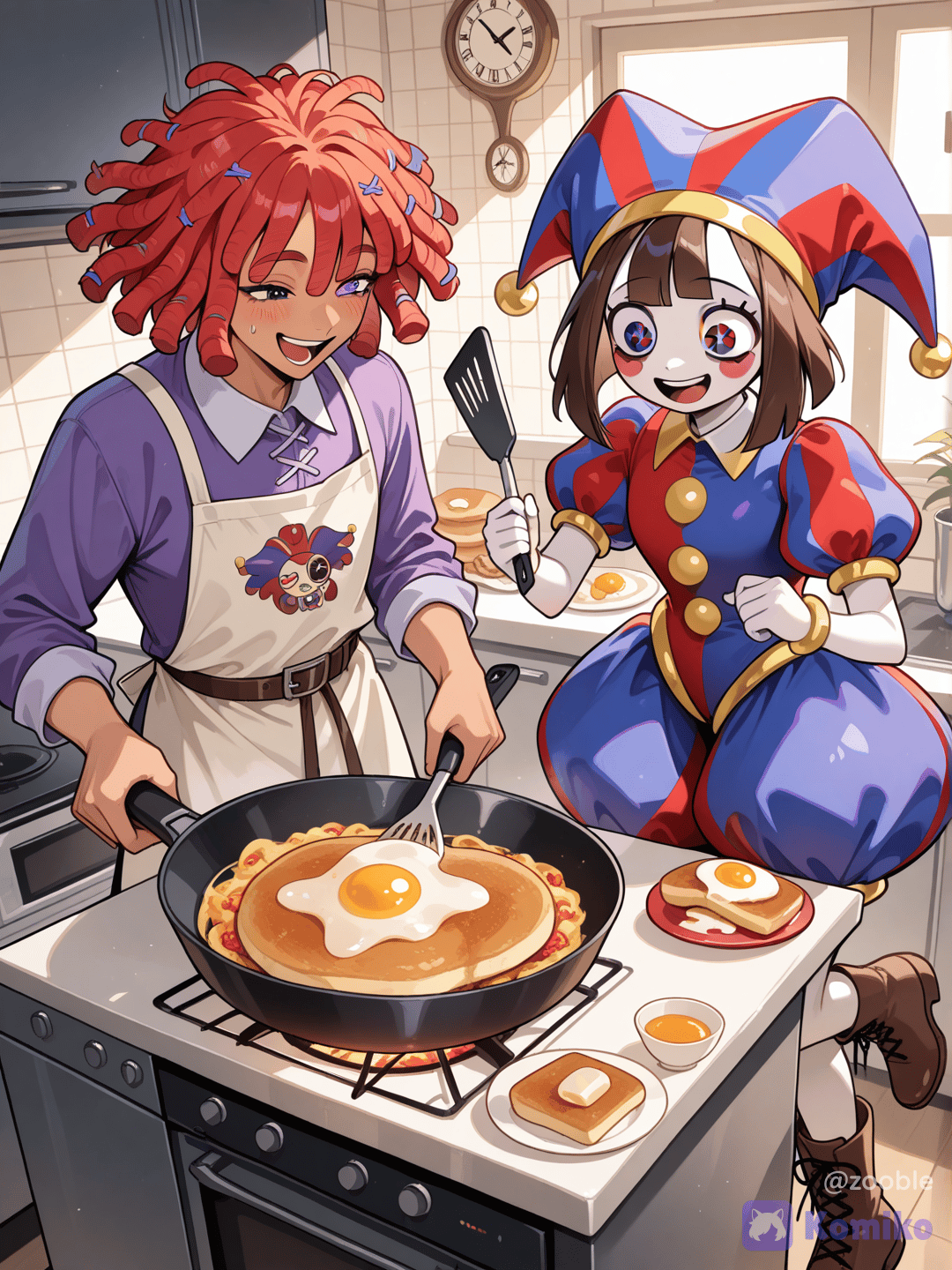 Ragapom breakfast time