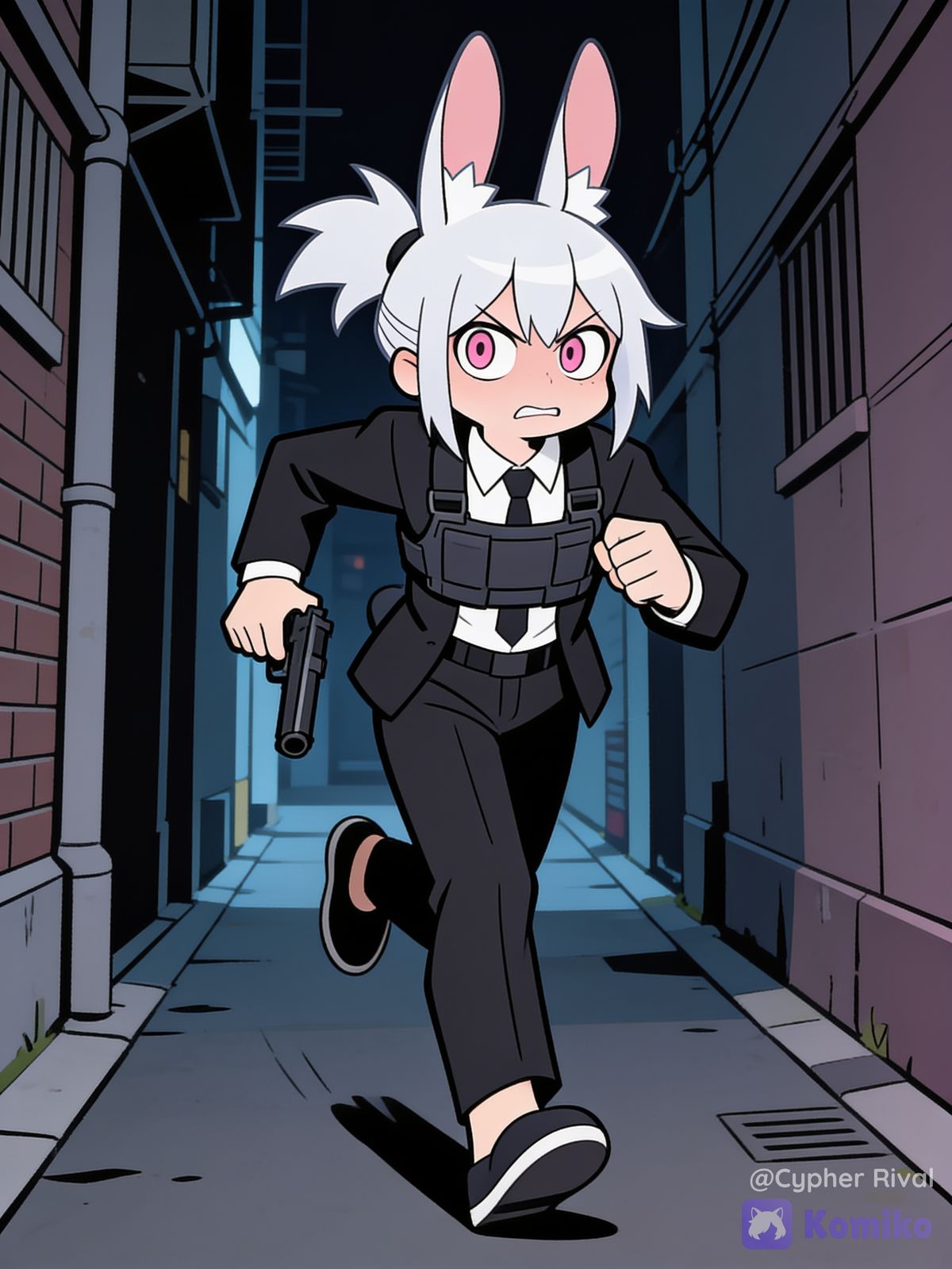 Bunny Agent's Alley Dash! 🐰💨