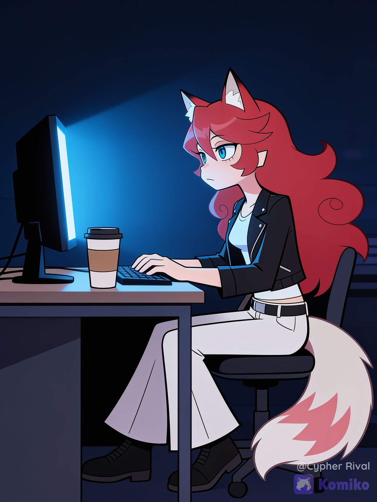 Roxanne's Midnight Grind 🦊☕