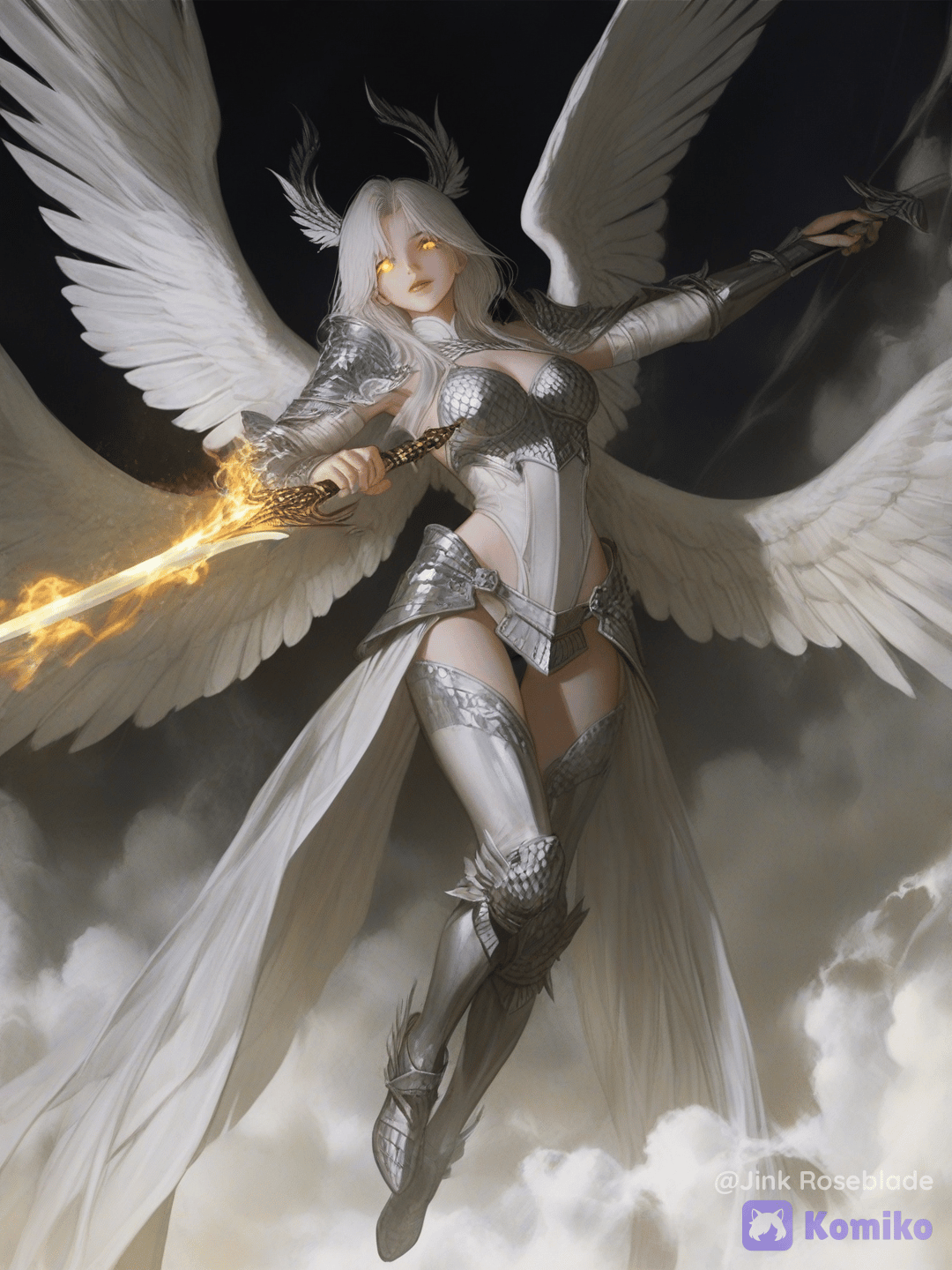 Flight from above