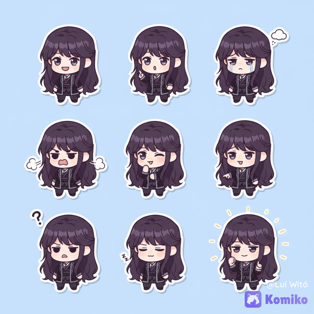Stickers of little Fyori.
