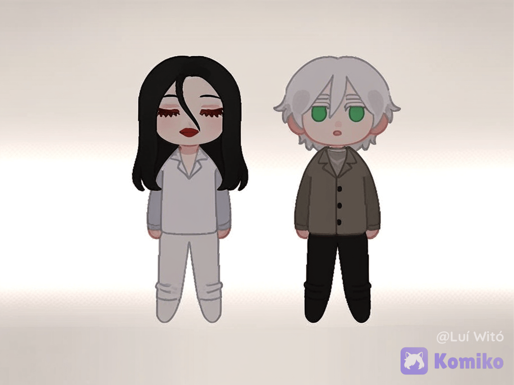 Bukowski and Fyori in chibi version.