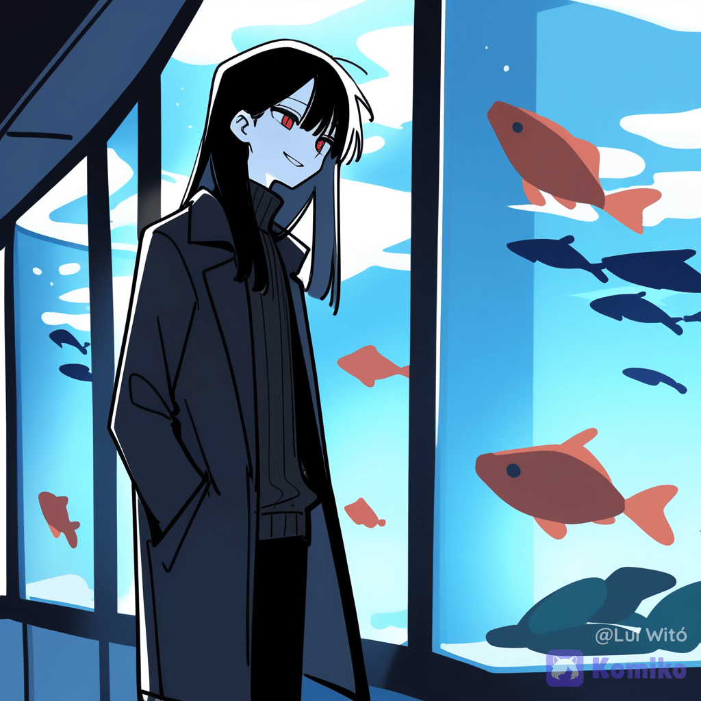 Bukowski and Fyori (OC) - Aquarium.