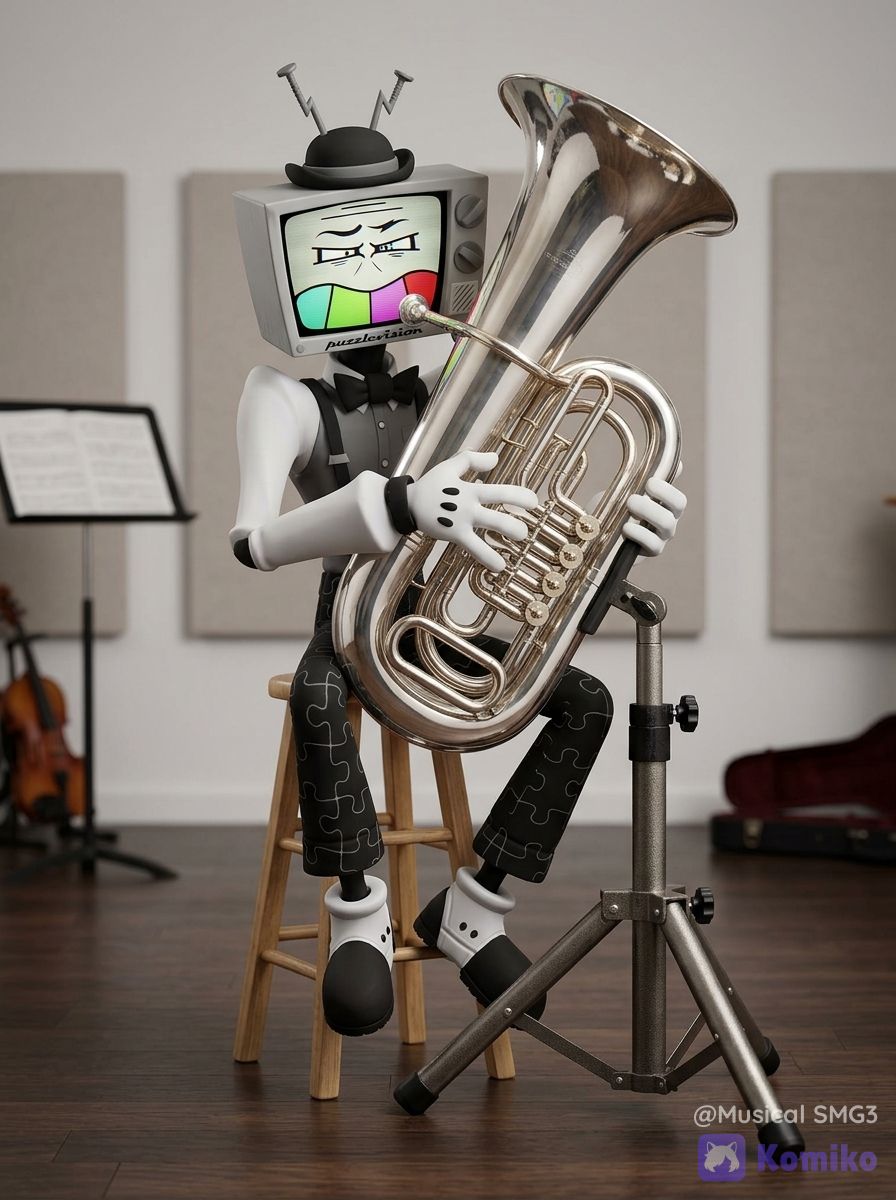 When a TV Man plays tuba