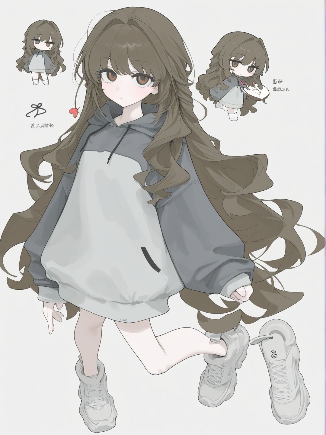Cute girl with hoodie