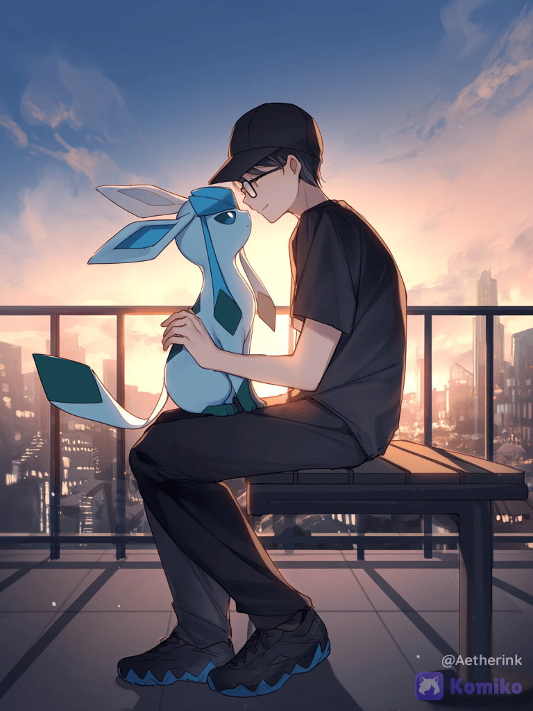 Lovely day with Glaceon!