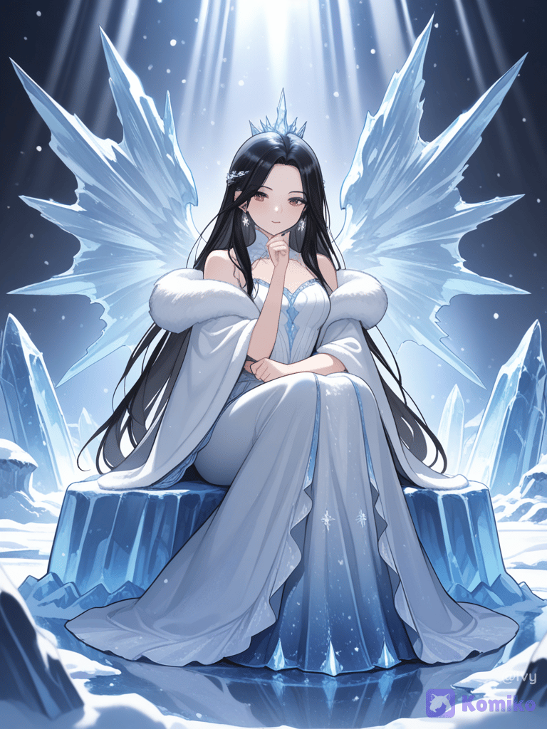 Snow Queen's Icy Glow ❄️✨