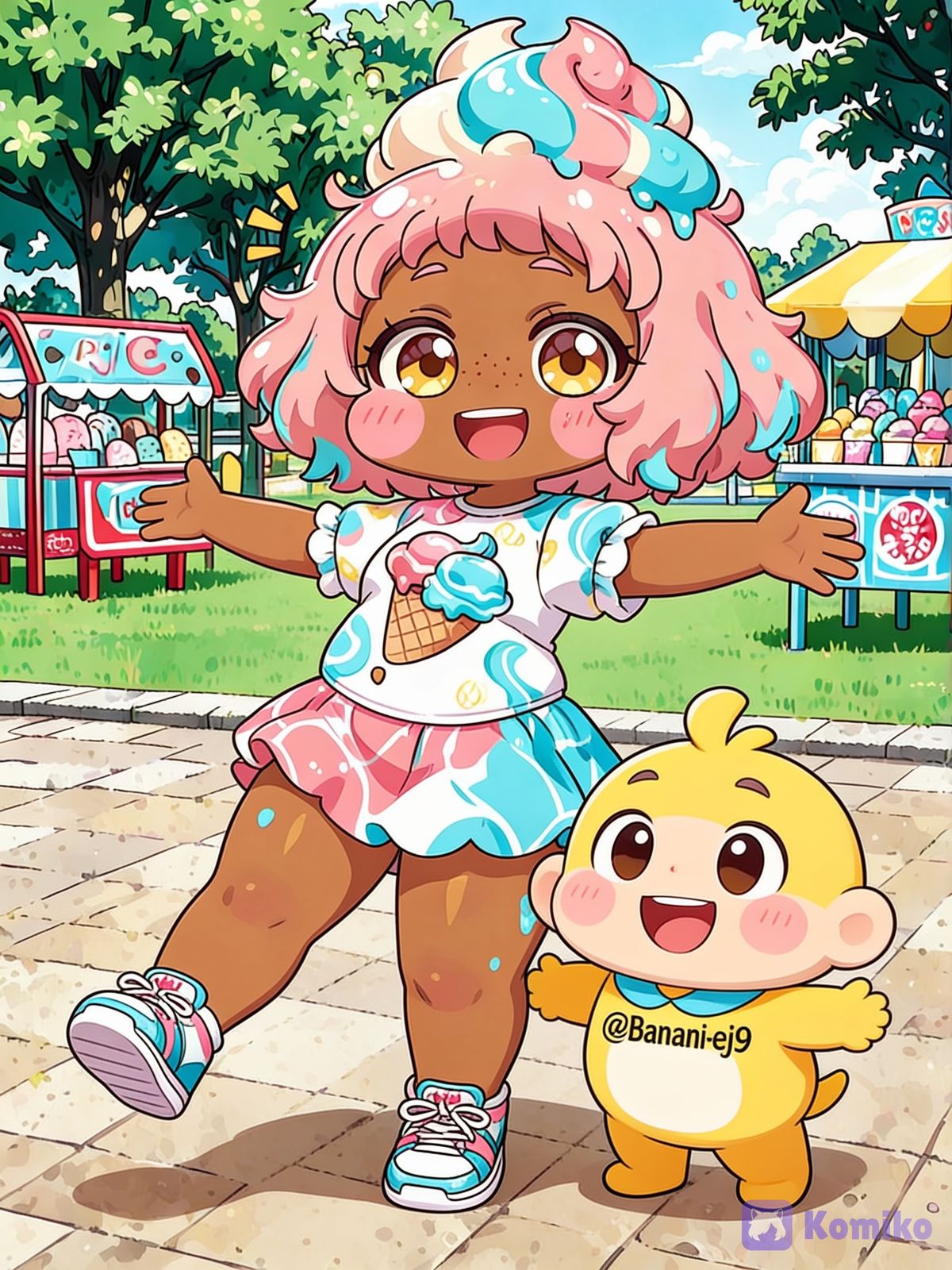 Icy's little banana friend🍦🍌