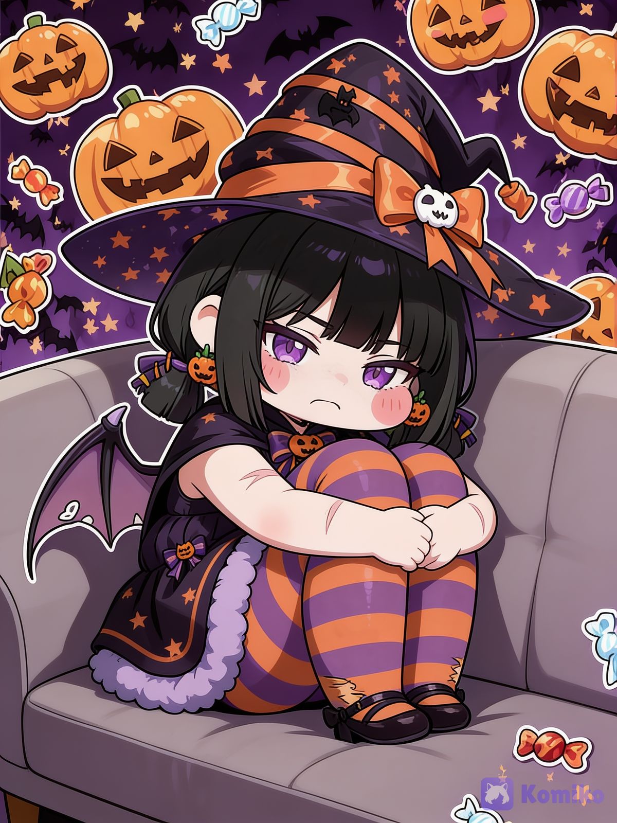 Too much candy....🤢🍬