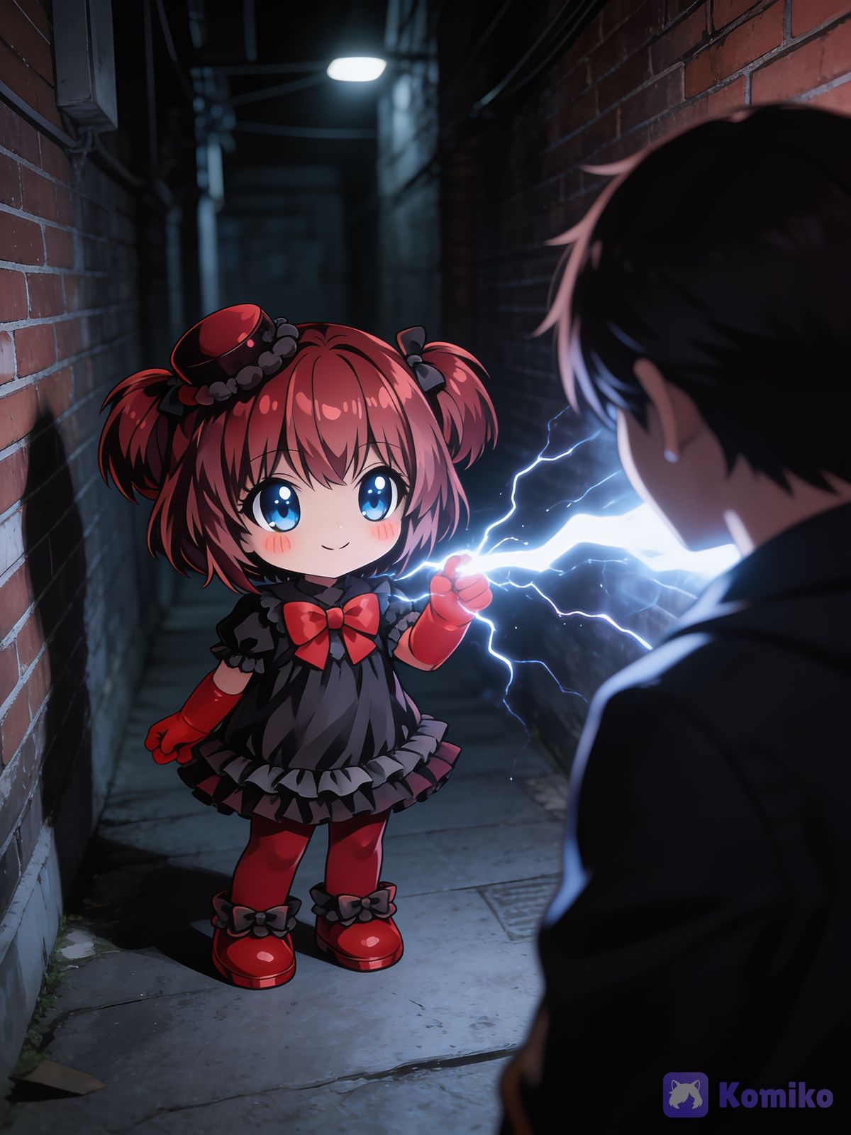 She's using powers 💥