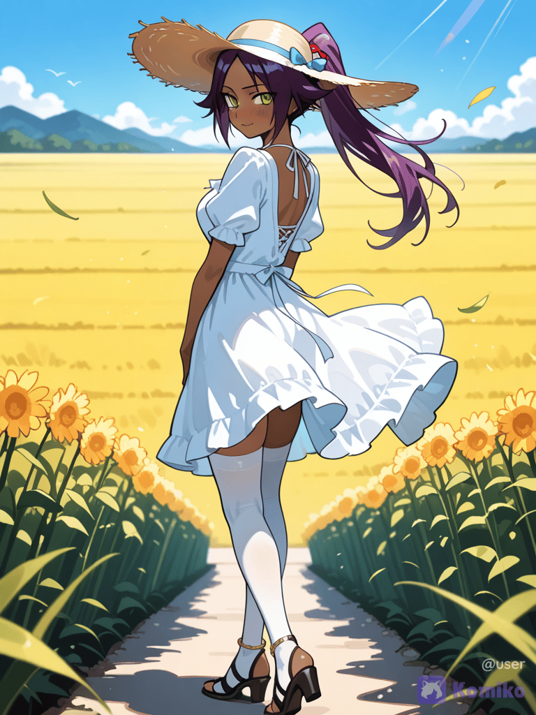 Trying a sunny style