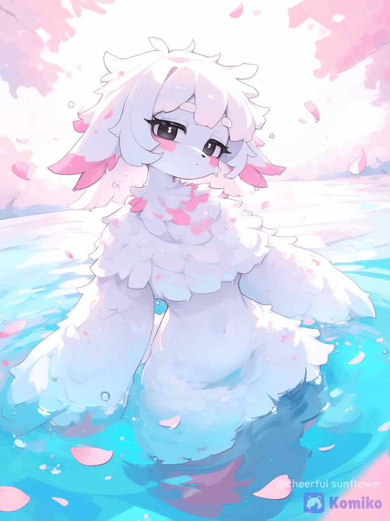 Furry petalo de cerezo