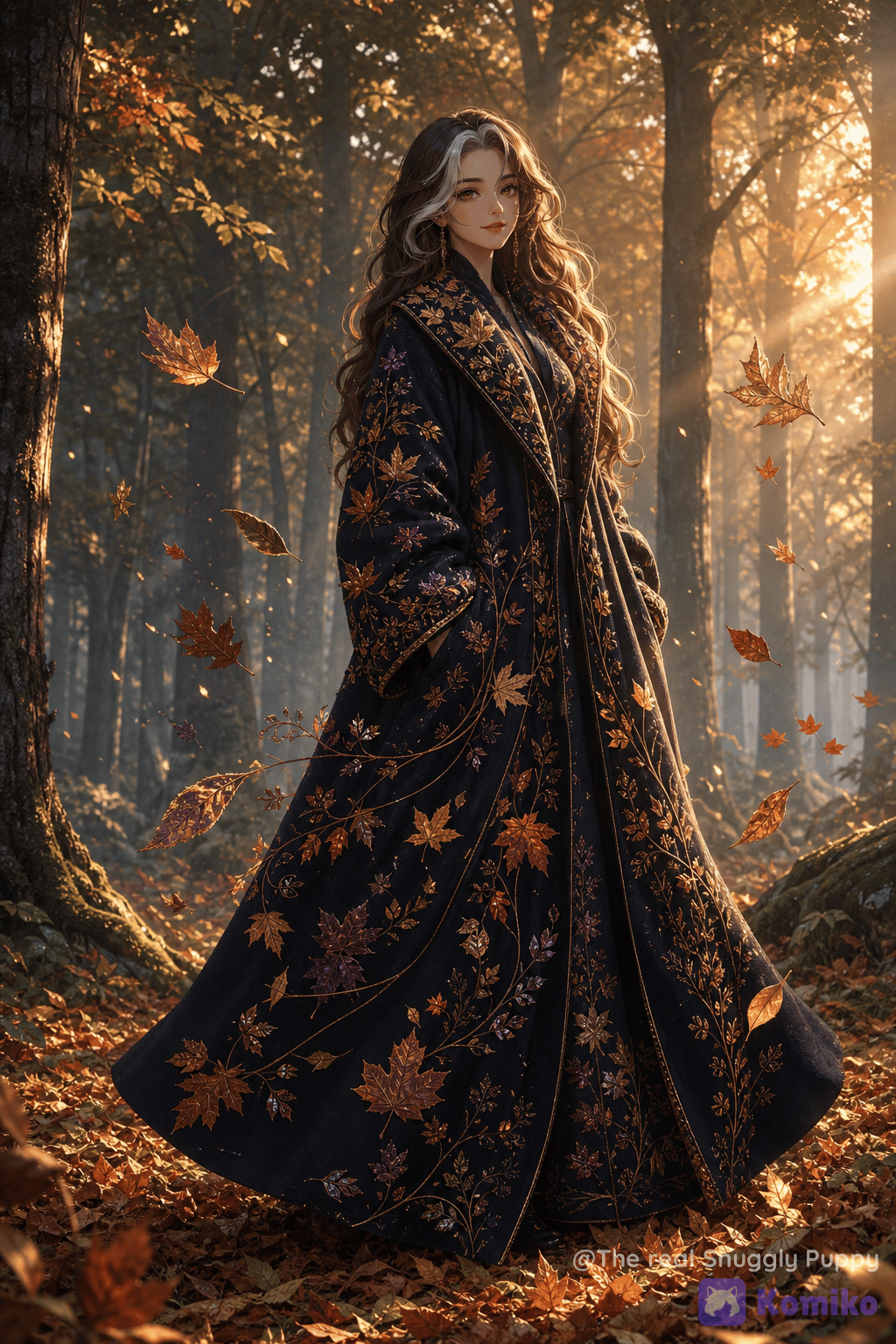 the coat of dead leaves